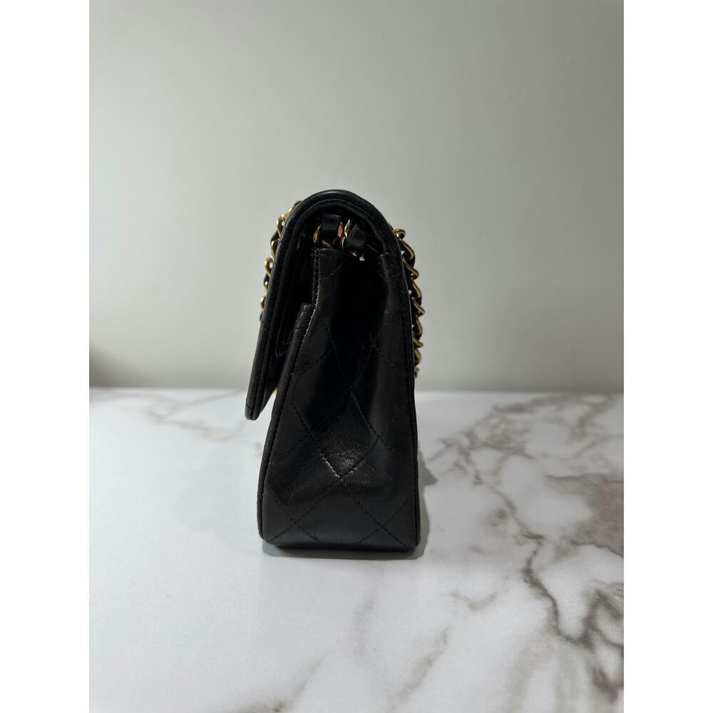 Chanel Classic Black Quilted Leather Flap Bag - Picture 5 of 6